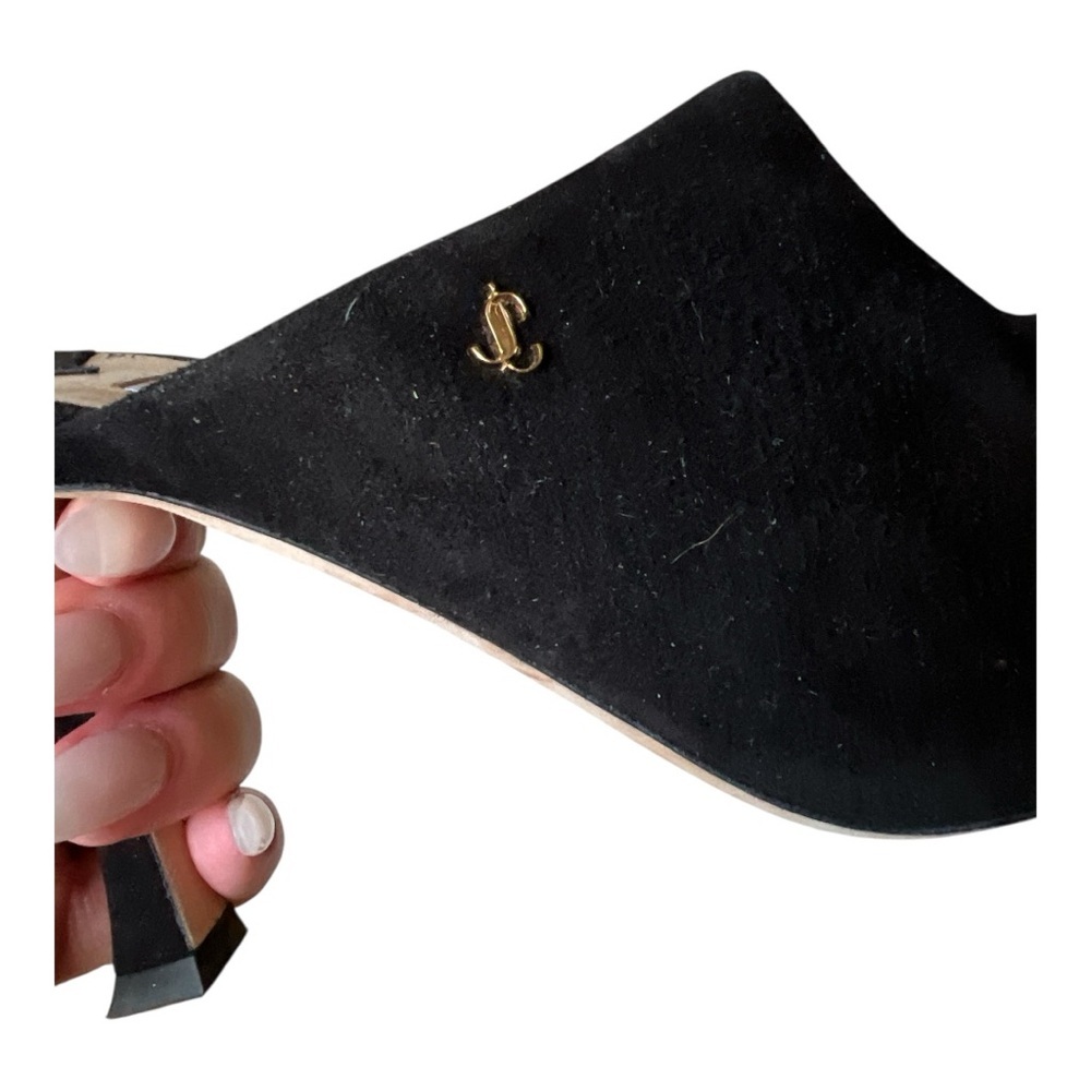 Jimmy Choo Black Women's Shoes Rya 90 - Picture 5 of 6